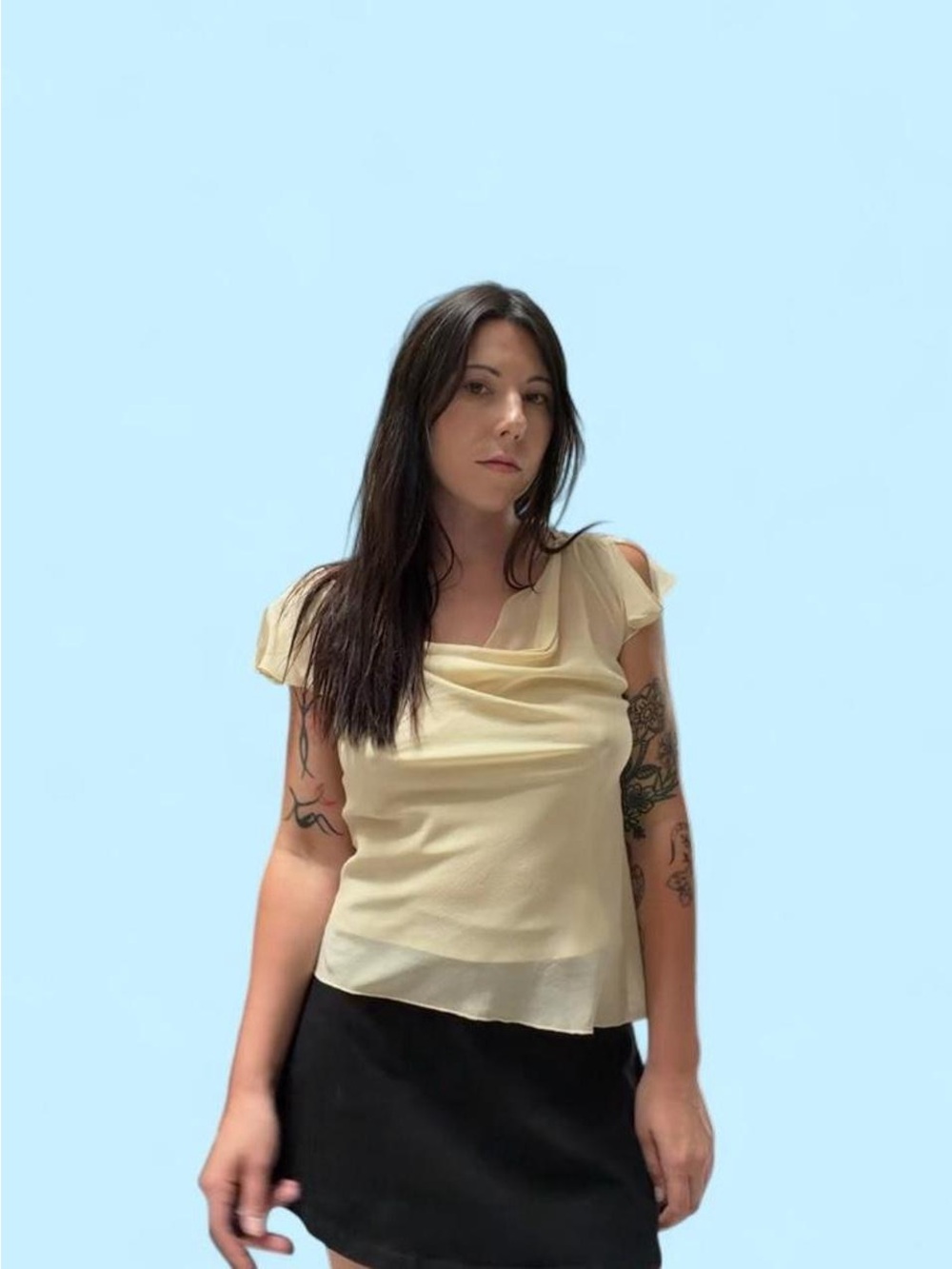 100% silk top